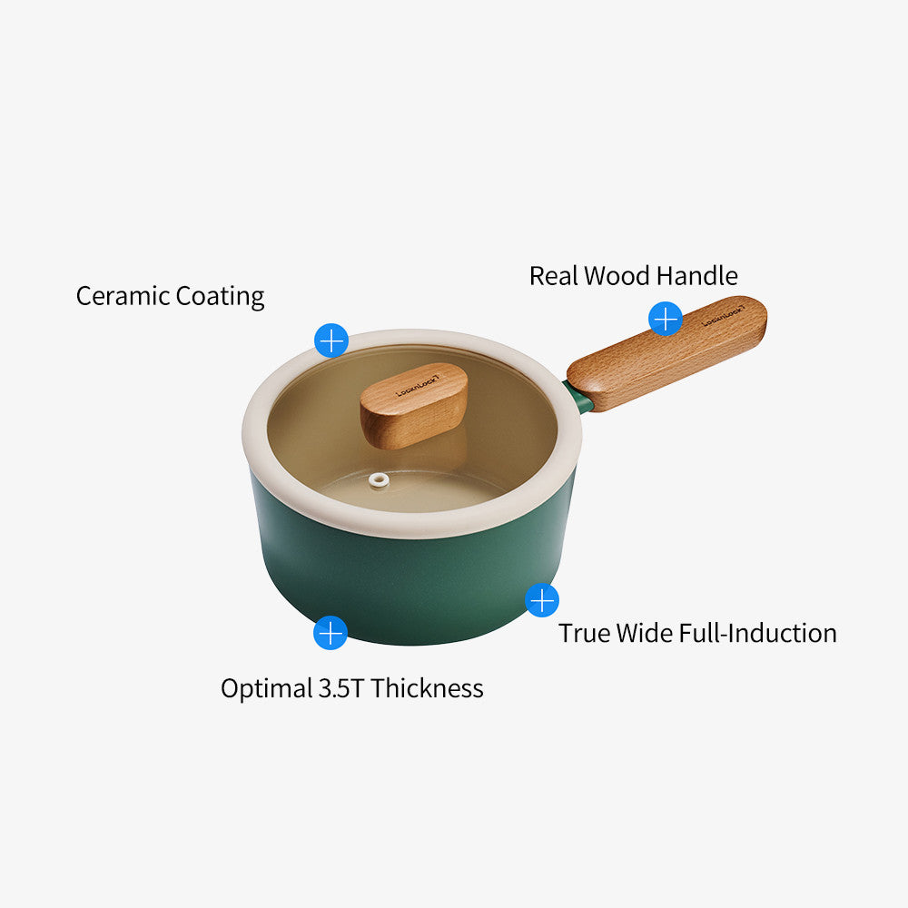 LocknLock Suit Sage Sauce Pan 18cm