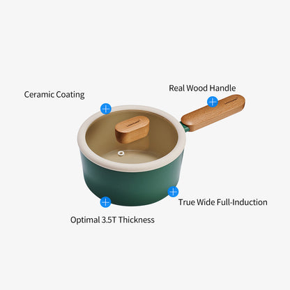 LocknLock Suit Sage Sauce Pan 18cm