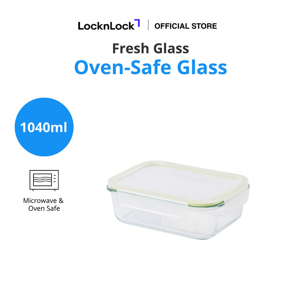 LocknLock Fresh Glass Oven-Safe Food Container | 1040ml