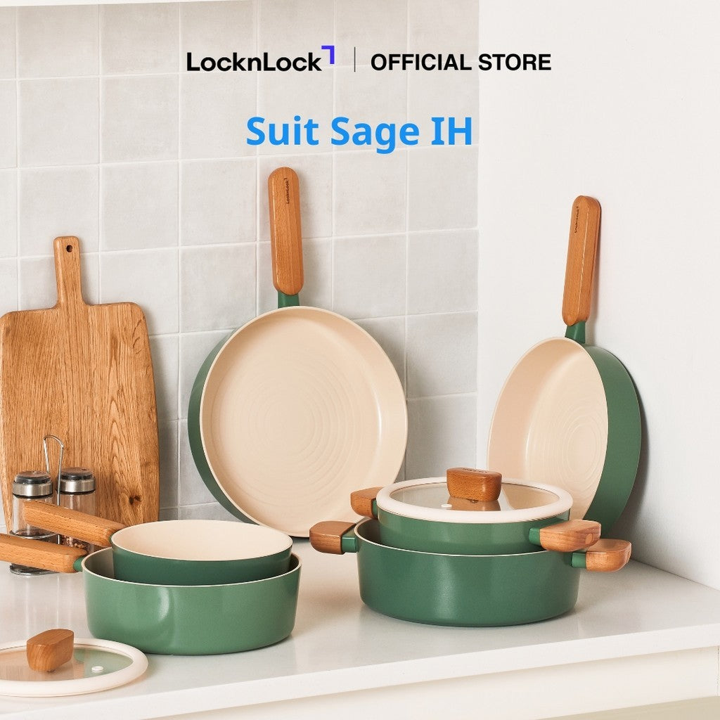 LocknLock Suit Sage Pots & Pans