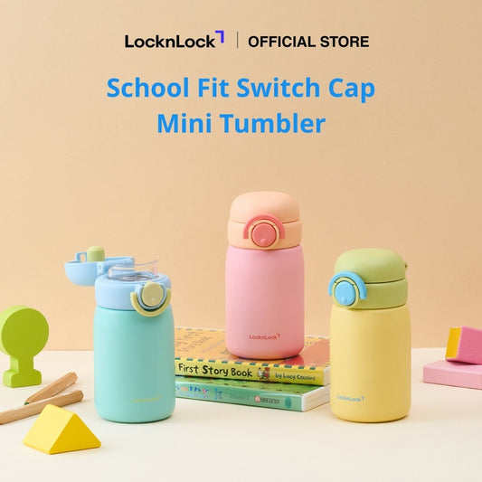 LocknLock School Fit Switch Cap Mini Tumbler
