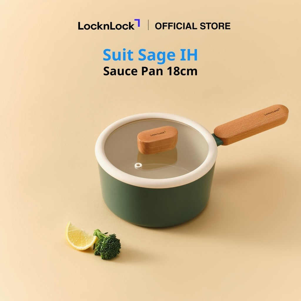 LocknLock Suit Sage Sauce Pan 18cm