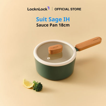 LocknLock Suit Sage Sauce Pan 18cm