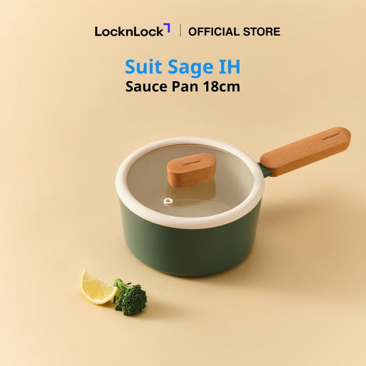 LocknLock Suit Sage Sauce Pan 18cm