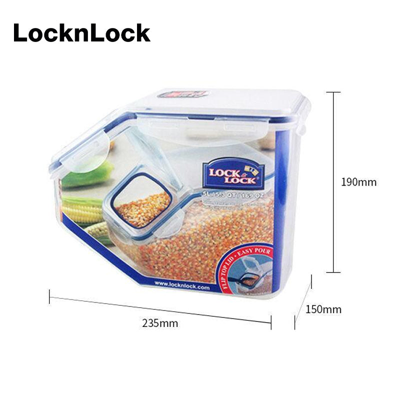 LocknLock Flip-Top Kitchen Caddy 5L HPL700