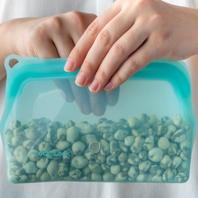 LocknLock Stuff n' Stack Reusable Silicone Bag Starter Set of 3